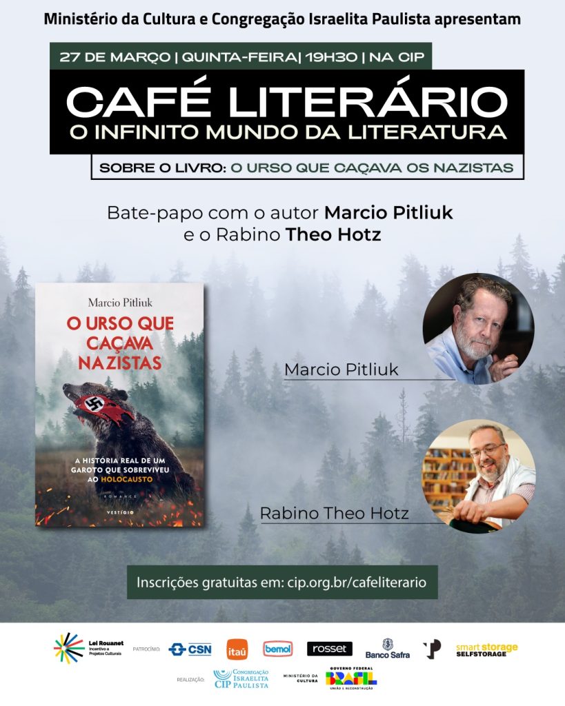 CIP recebe Marcio Pitliuk no Café Literário